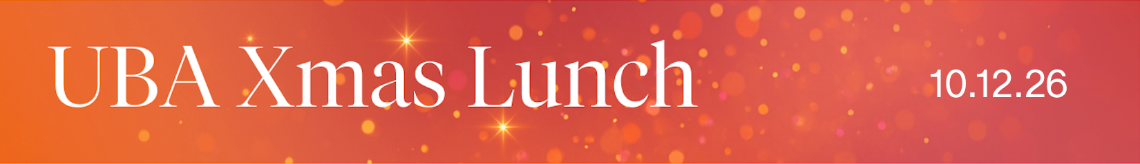 UBA Xmas Lunch 2026